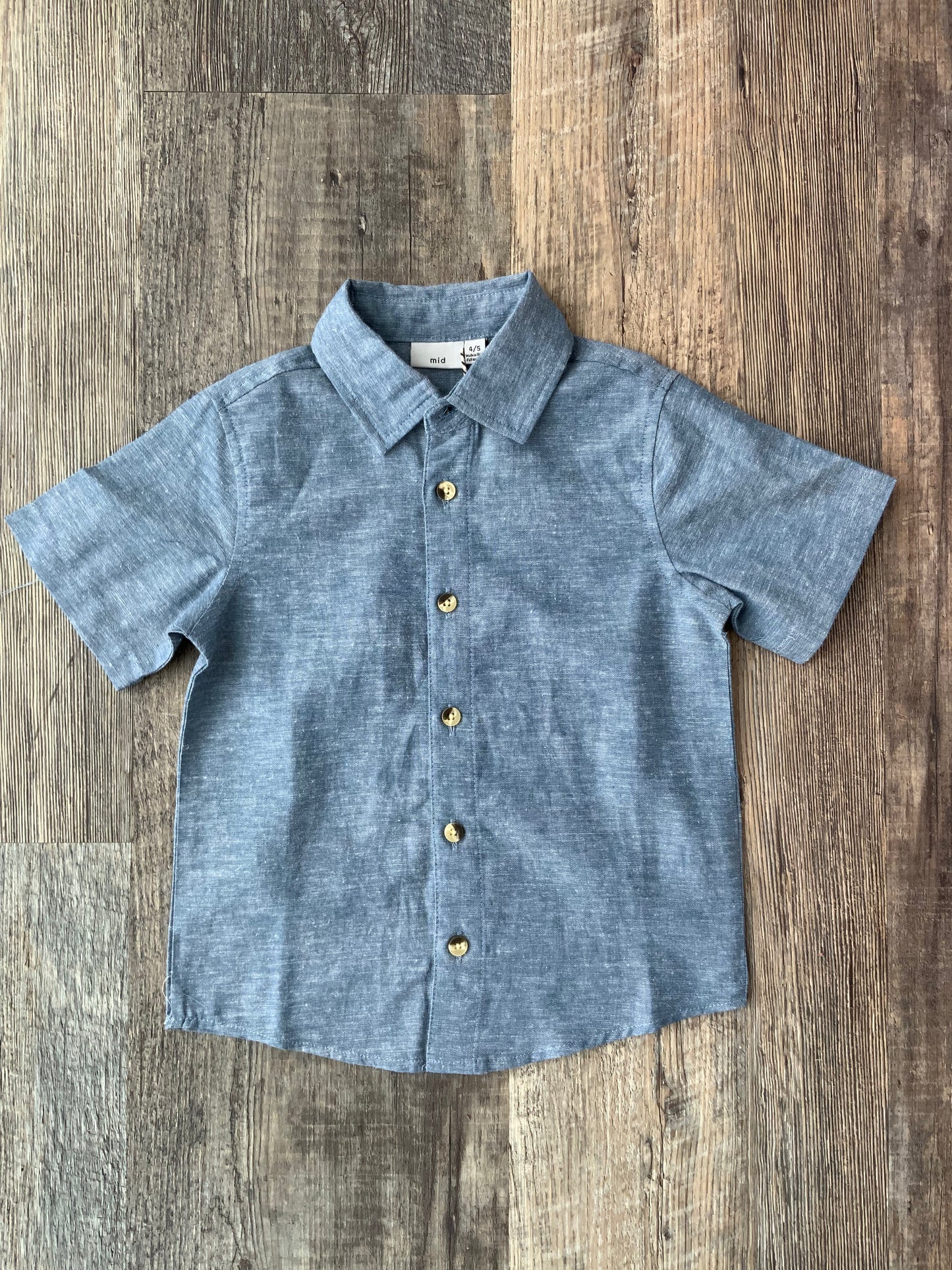 MID Blue Button Up Shirt