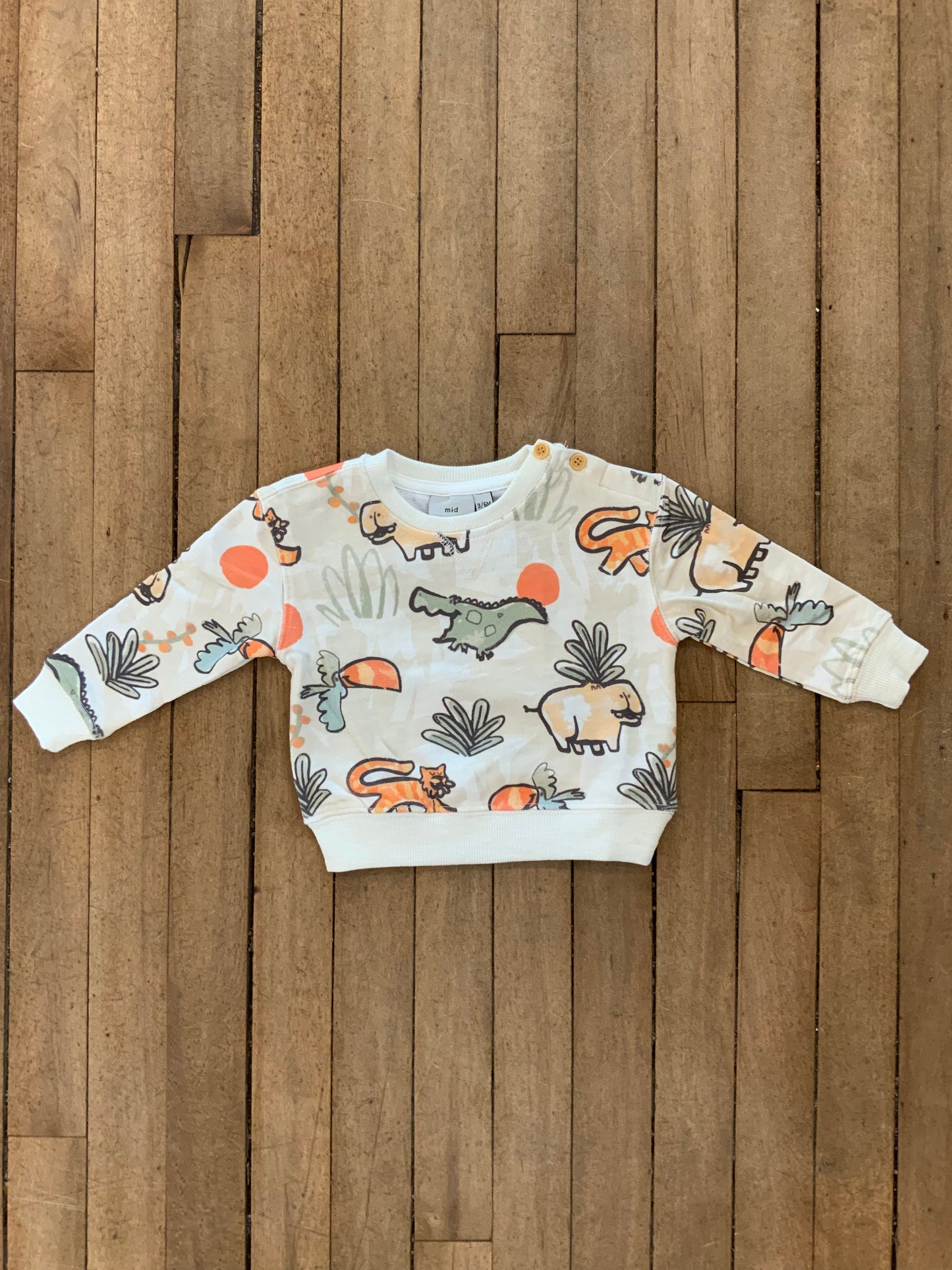 MID Animal Print Pullover SPN