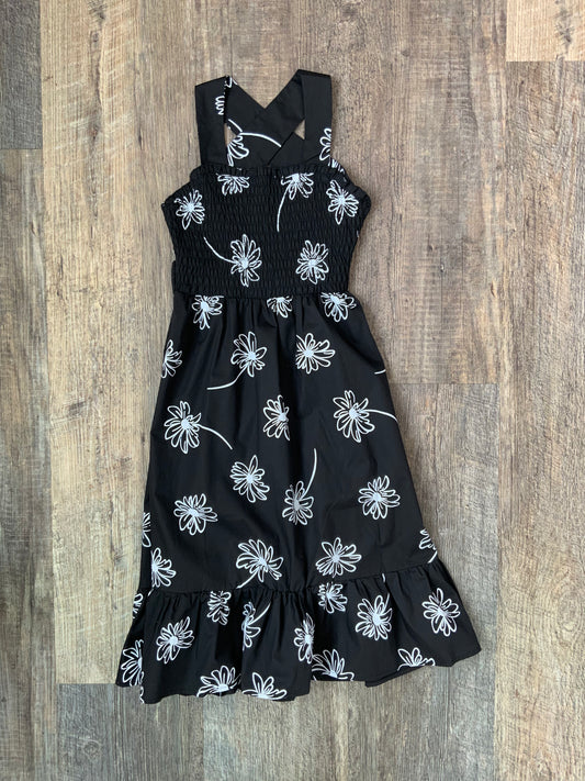 MID Black Flower Dress SPN