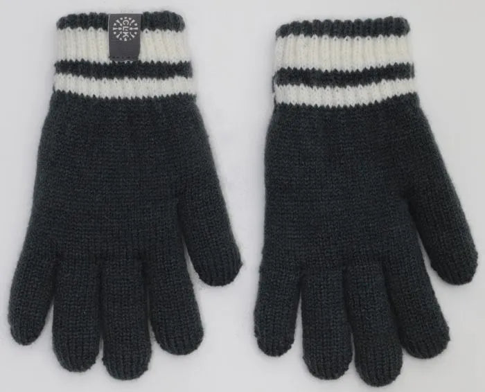 Calikids Knit Gloves-W23 Dark Grey