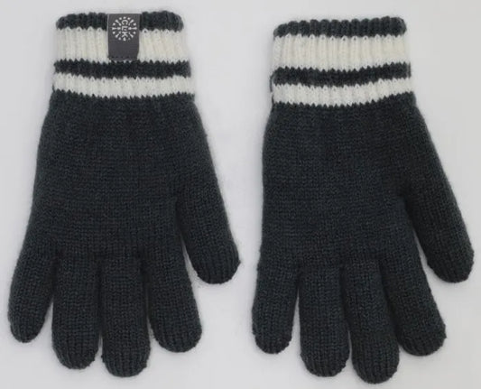 Calikids Knit Gloves-W23 Dark Grey