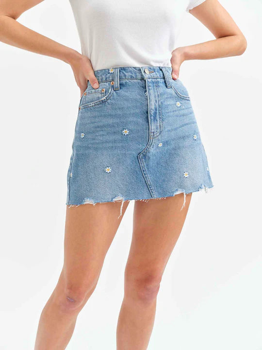 Daze Dazey Mini Denim Skirt SPN