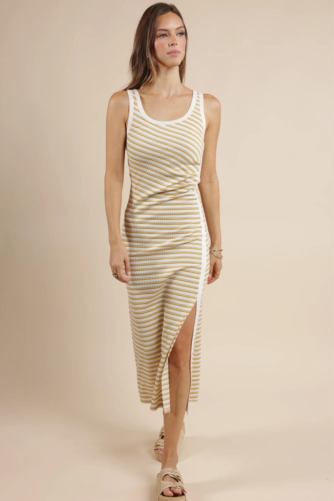 Sage the Label Little Things Ruched Stripe Knit SPN