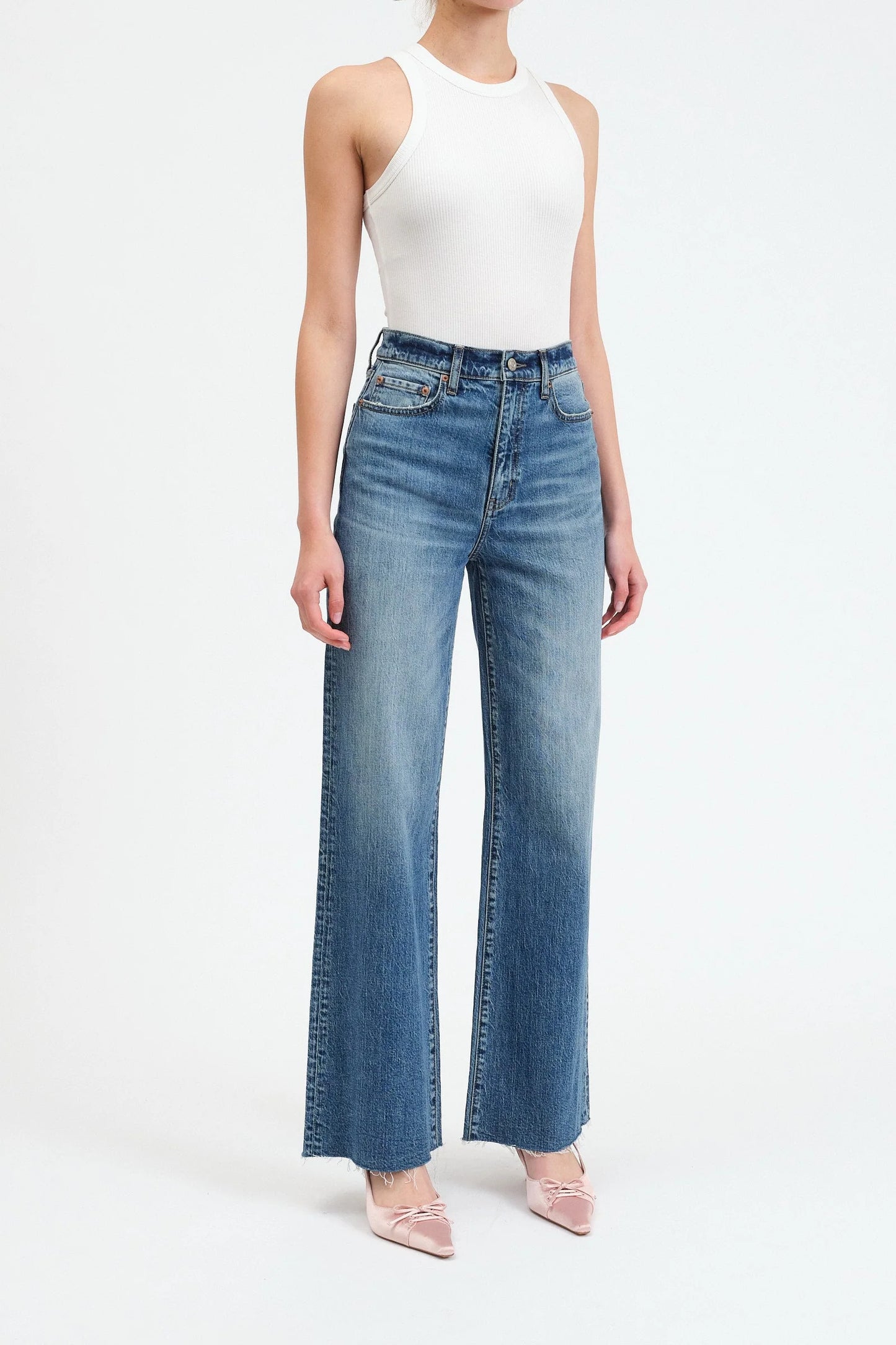 Daze Far Out High Rise Wide Leg Stunner SPN