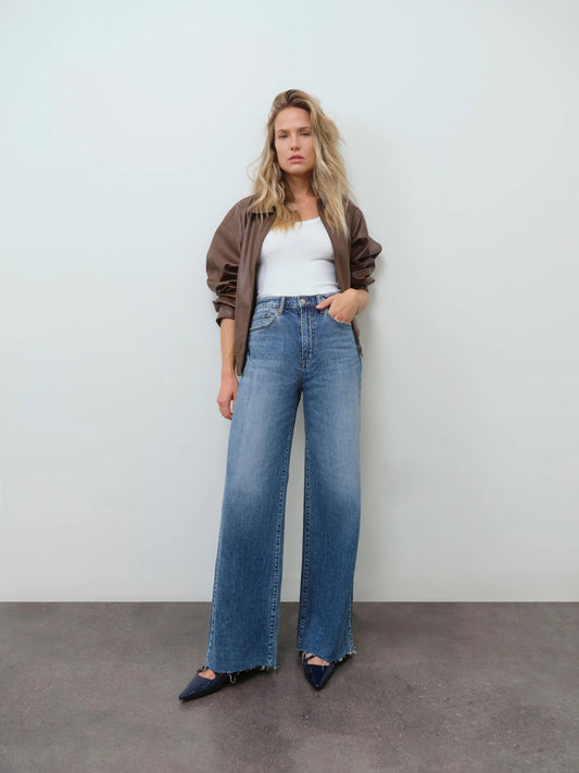 Daze Far Out High Rise Wide Leg Stunner SPN