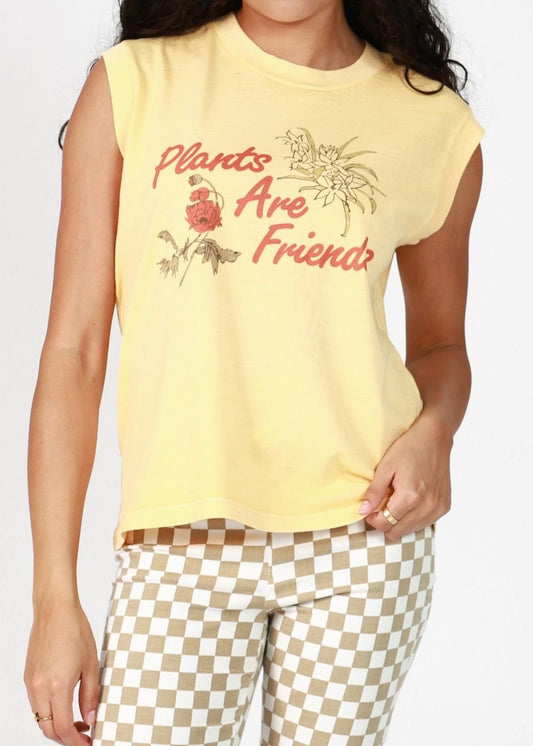 Girl Dangerous Plants Are Friends Moto Tee SP