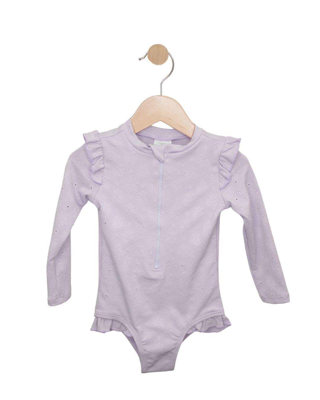MID Purple Flower Rashguard SP
