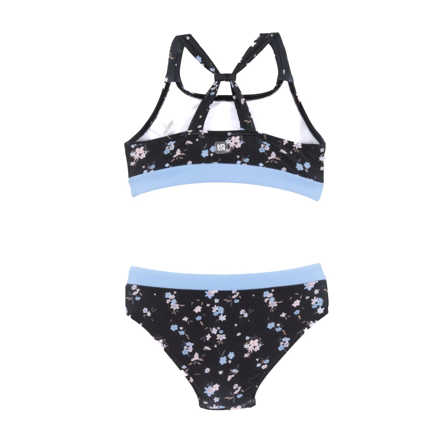 Nano Black & Blue Floral 2 Piece SP