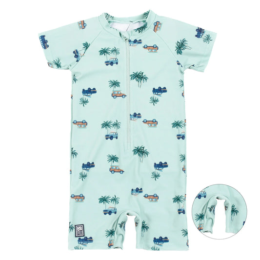 Nano Green Truck & Palm Tree Rashguard SP