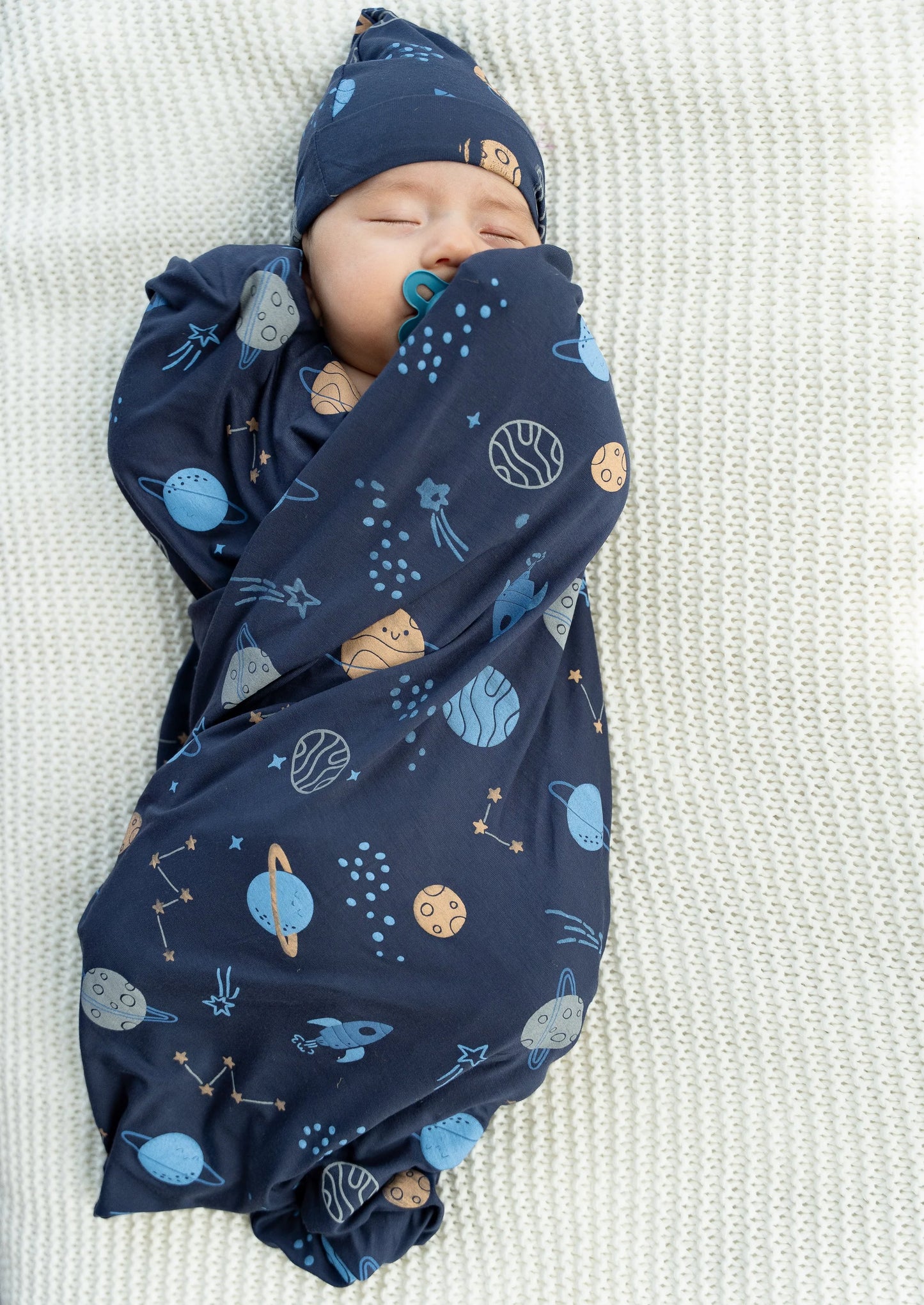 Silkberry Bamboo Lost in Space Swaddle Blanket SP