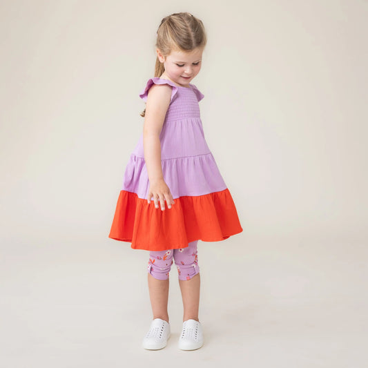 Nano Lilac Tiered Dress SPN