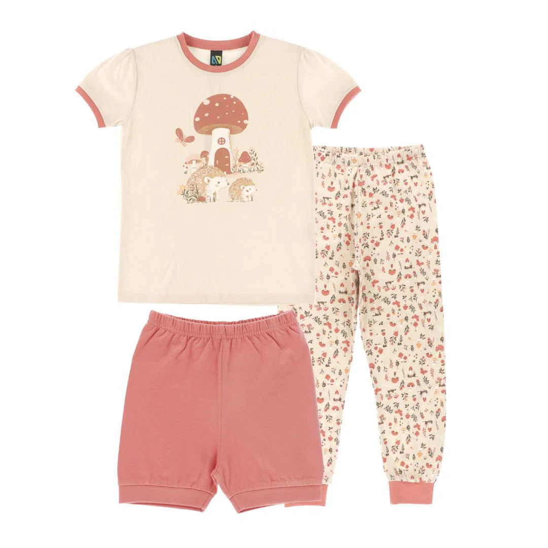 Nano 3 Piece Ivory Pajama Set SPN