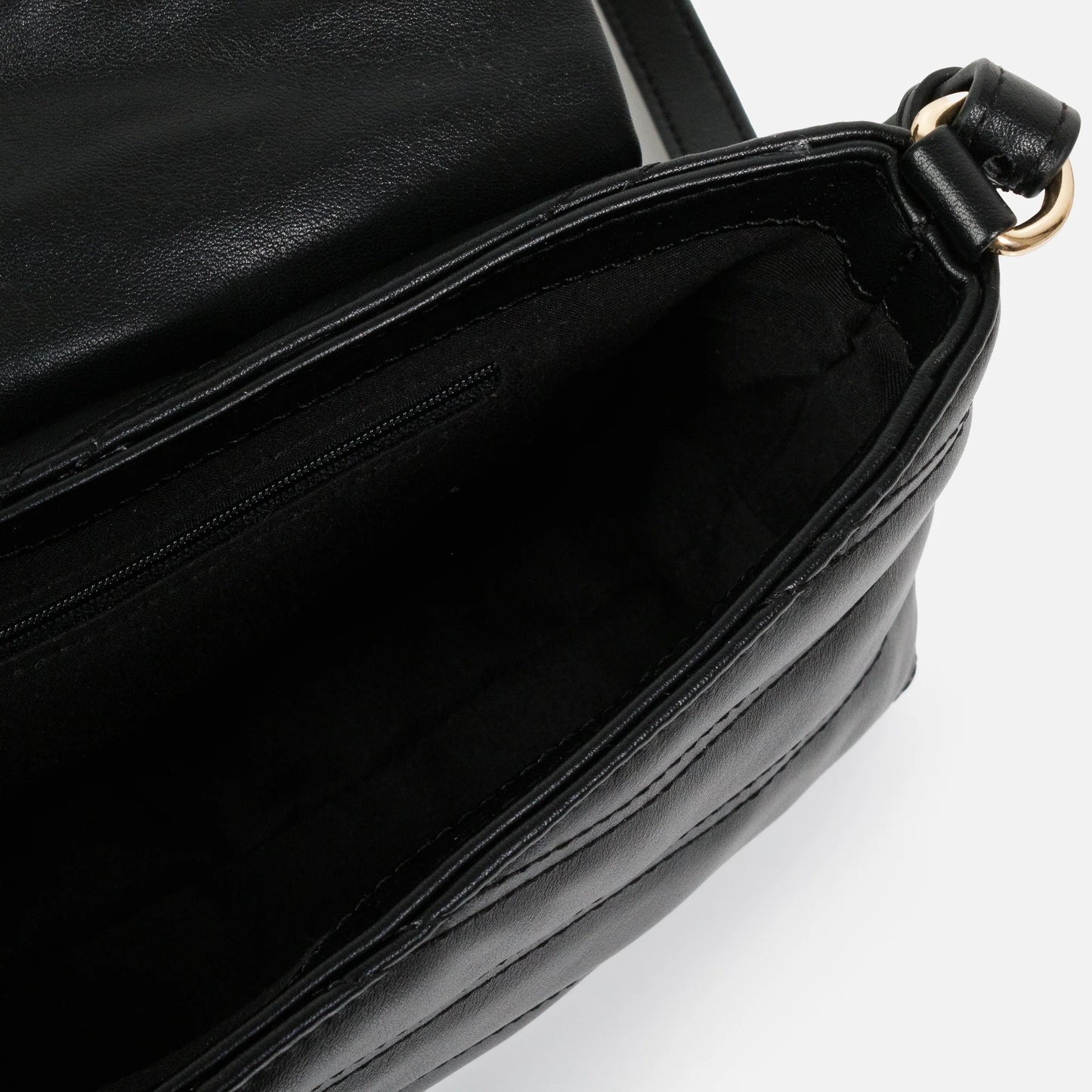 Bizou Black Quilted Crossbody Handbag