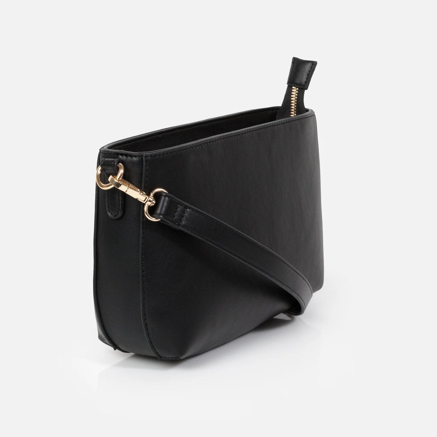 Bizou Smooth Black Handbag