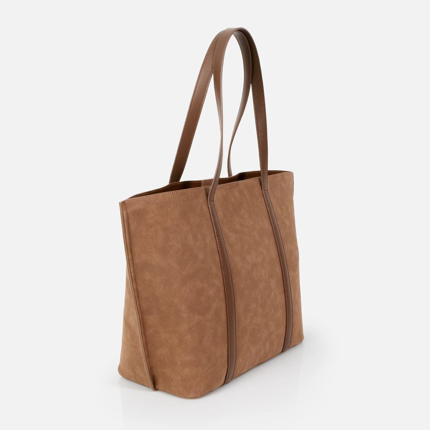 Bizou Light Brown Suede Bag