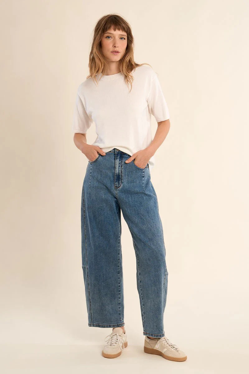 Molly Bracken Off-White Knit Top SP