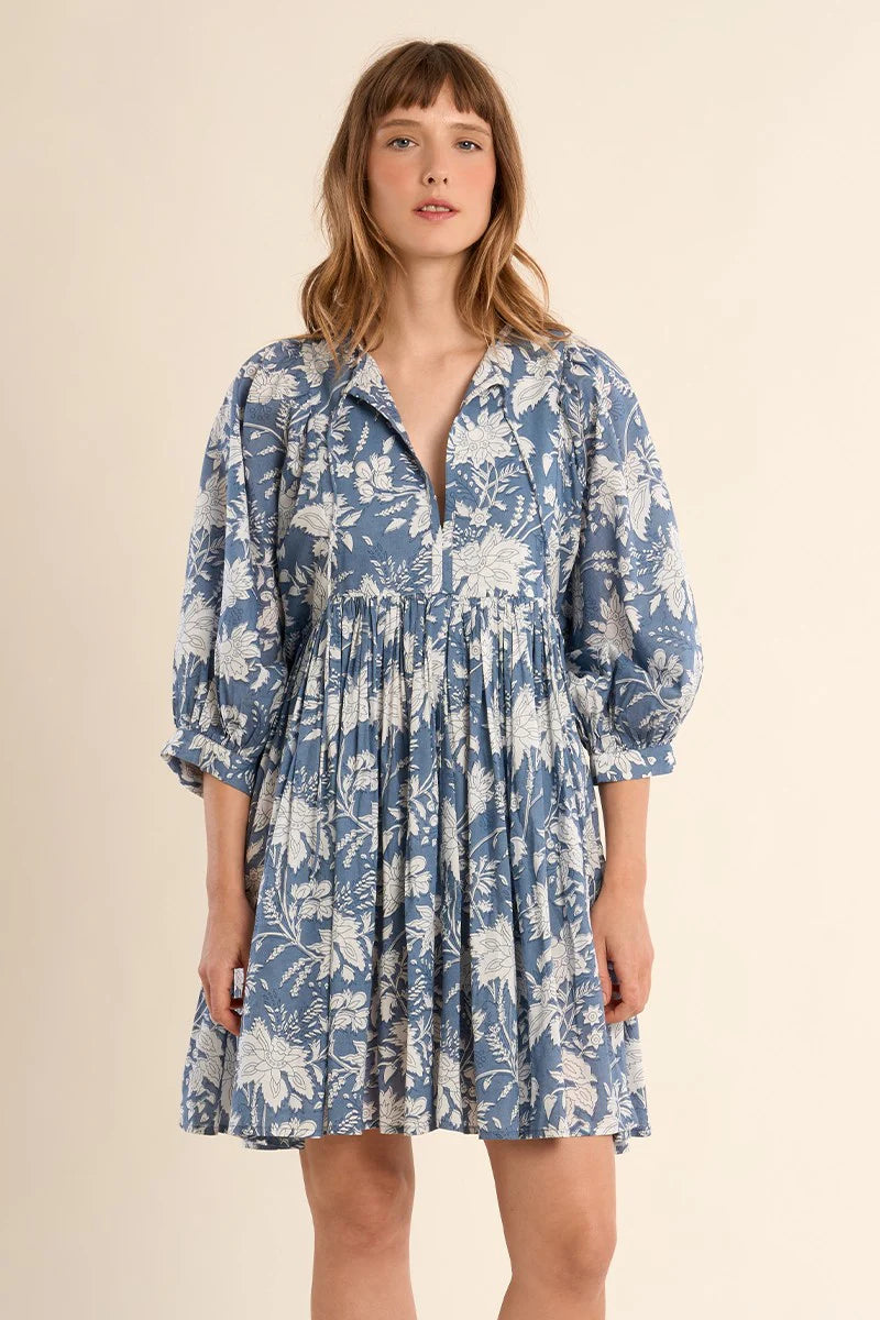 Molly Bracken Blue Diviya Woven Dress SP