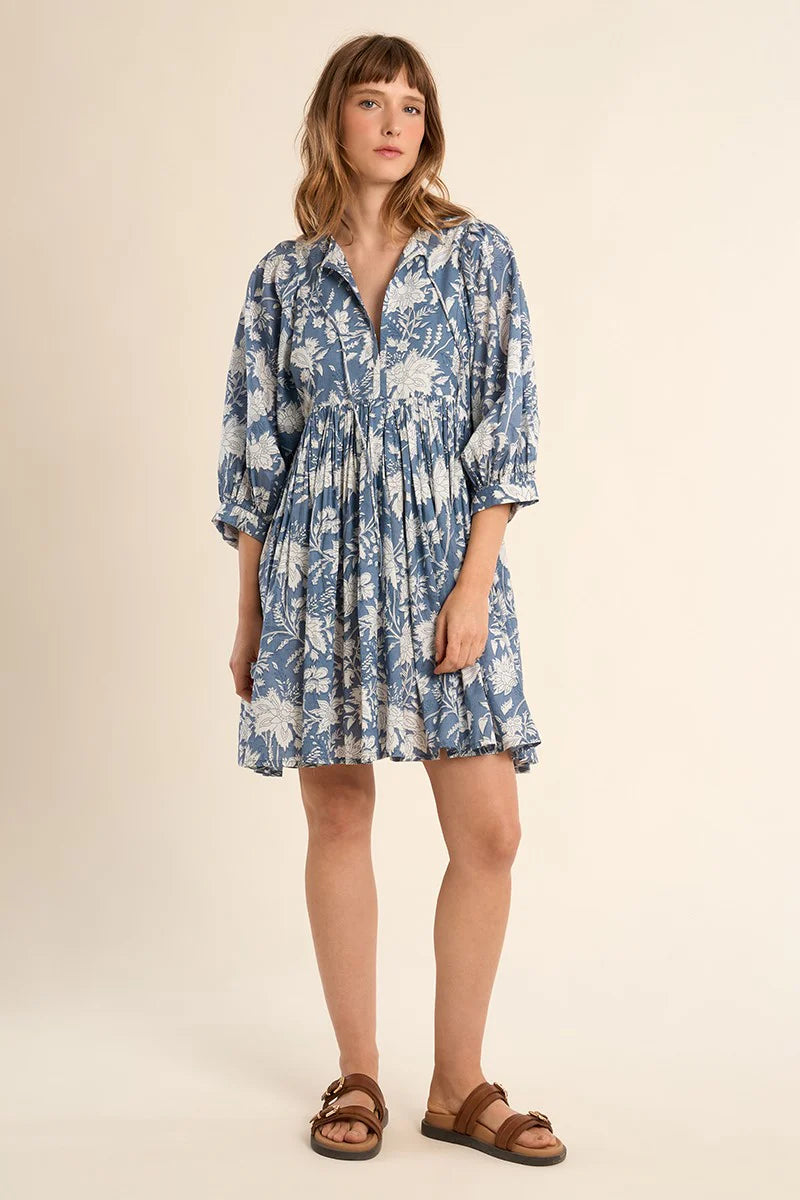 Molly Bracken Blue Diviya Woven Dress SP