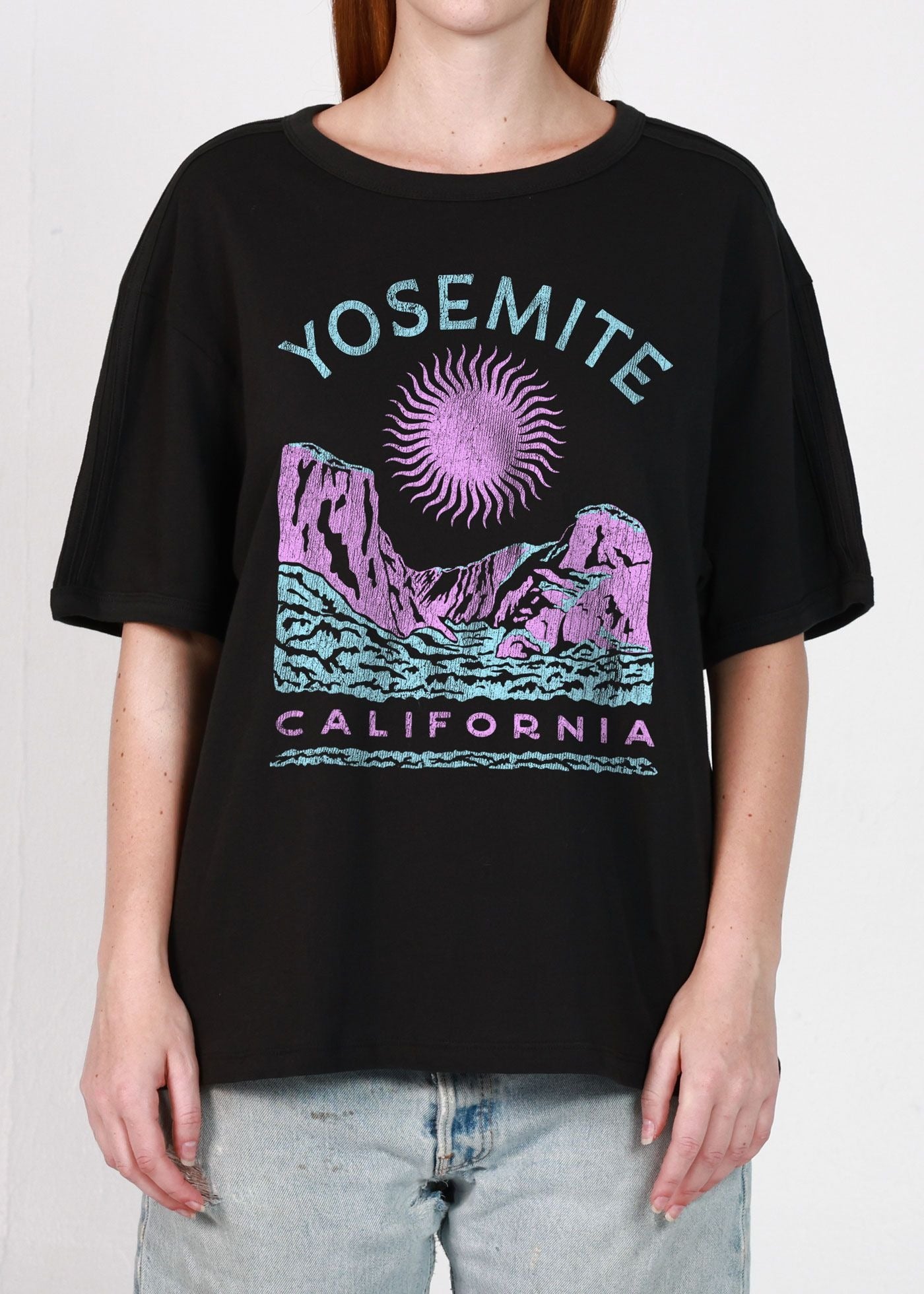 Girl Dangerous Yosemite Relaxed Fit Ringer Tee SP