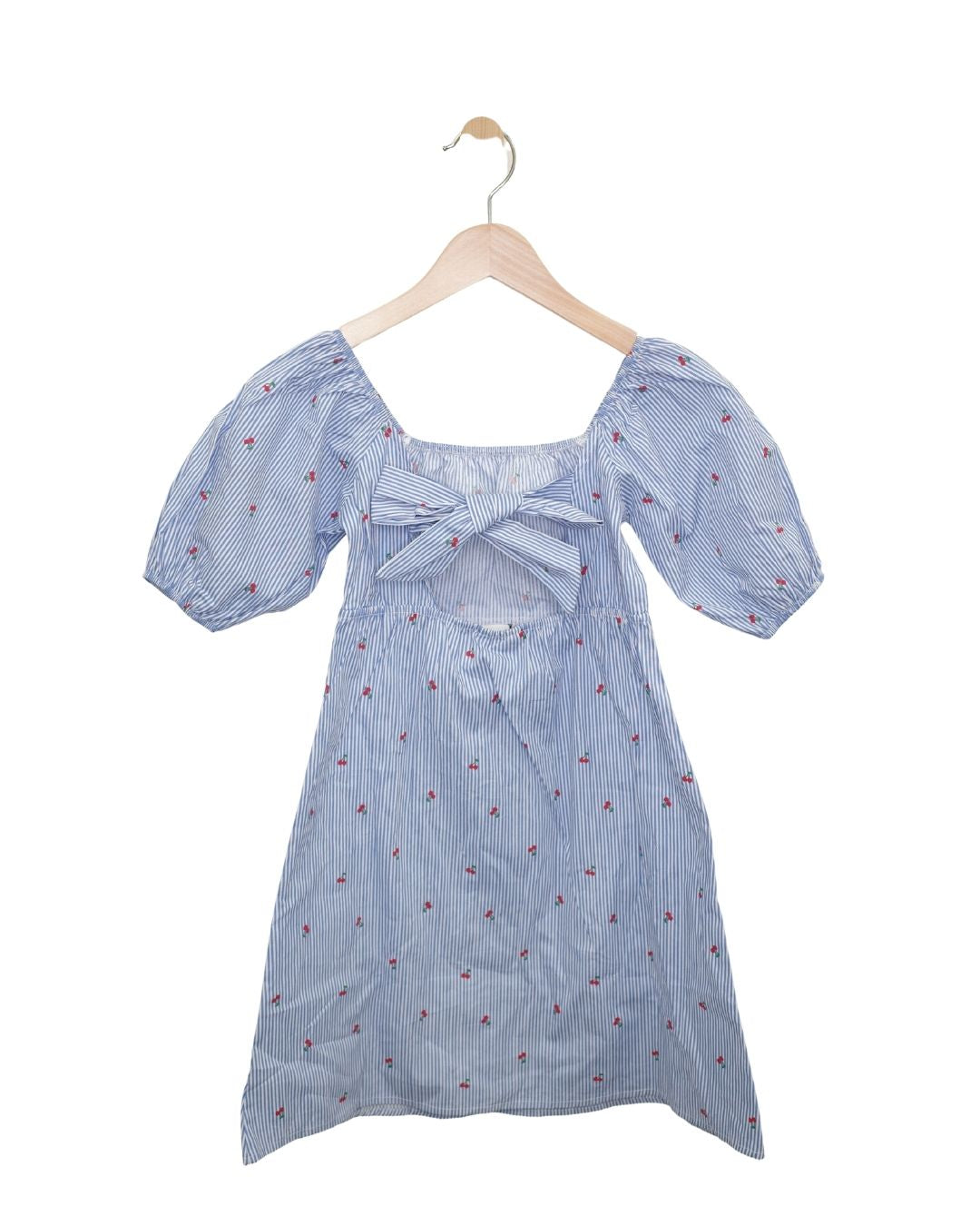 MID Blue Striped Cherry Dress SP