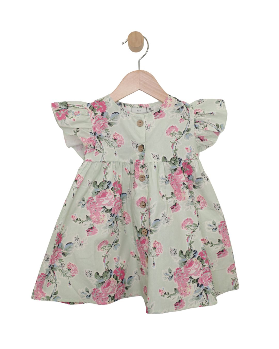 MID Mint Floral Dress SP