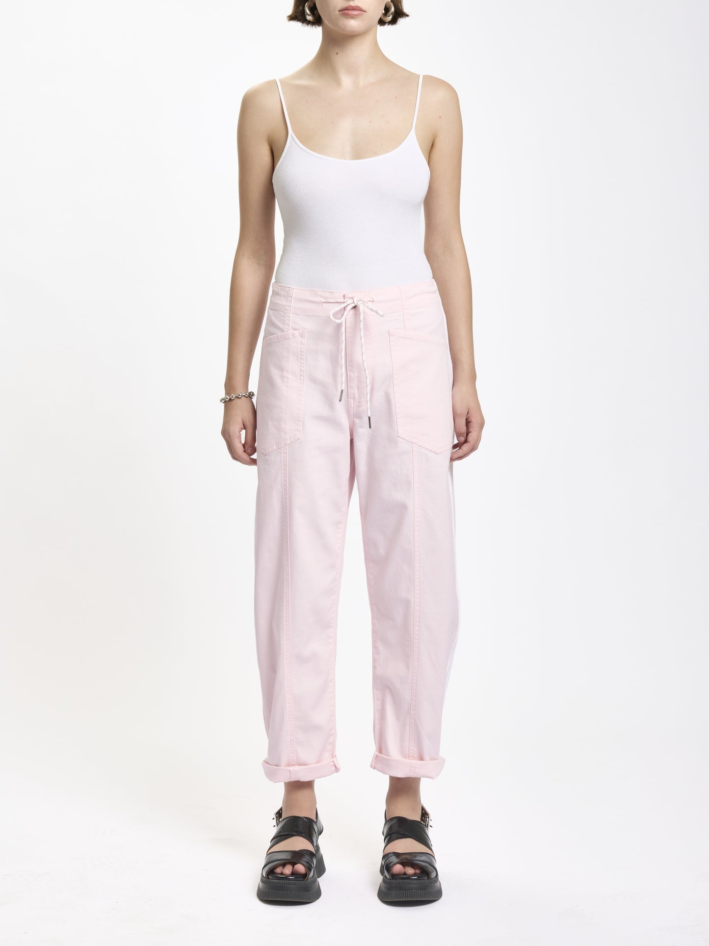 Daze Denim Villa Petal Pink Barrel Pant