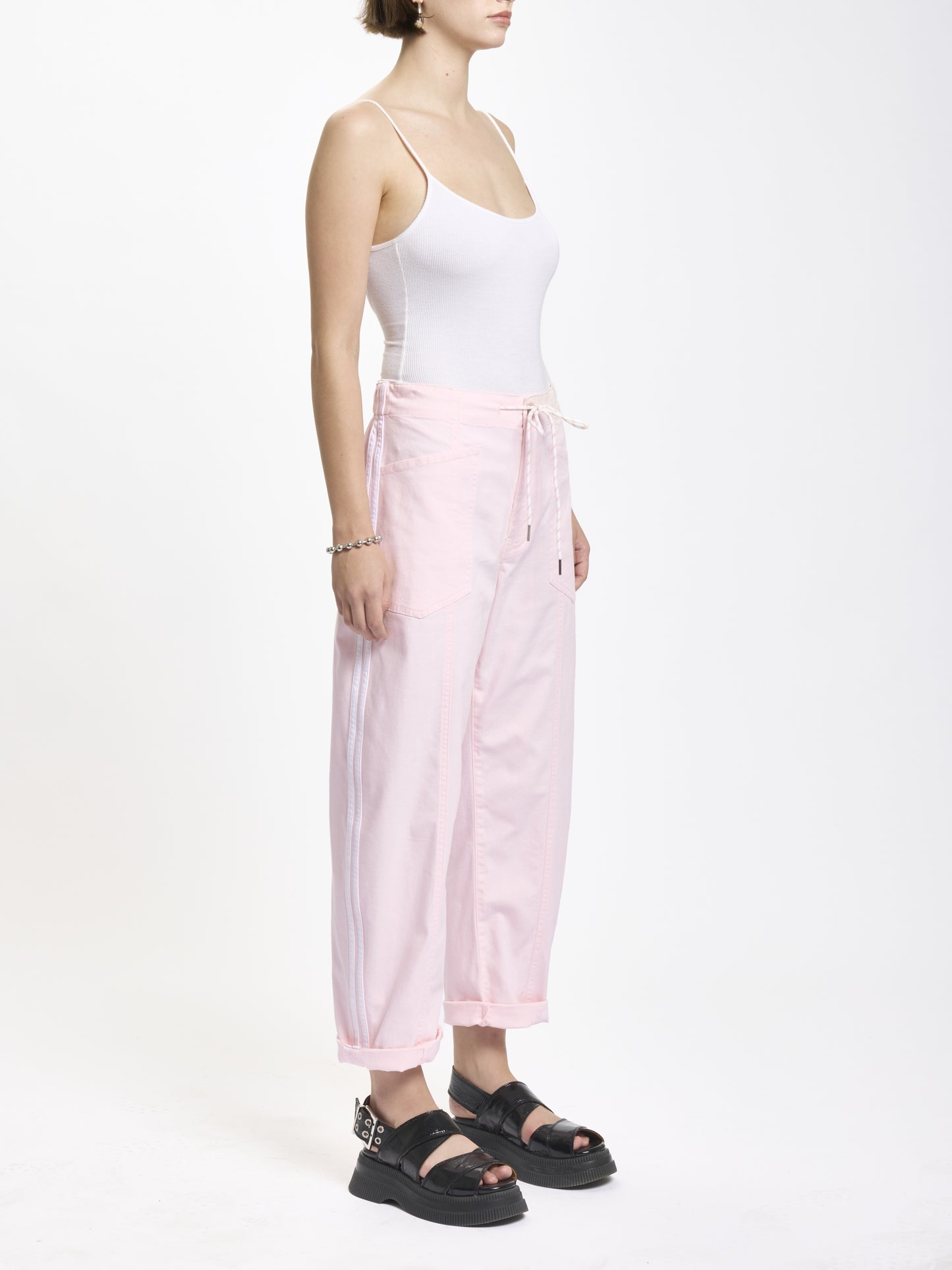 Daze Denim Villa Petal Pink Barrel Pant