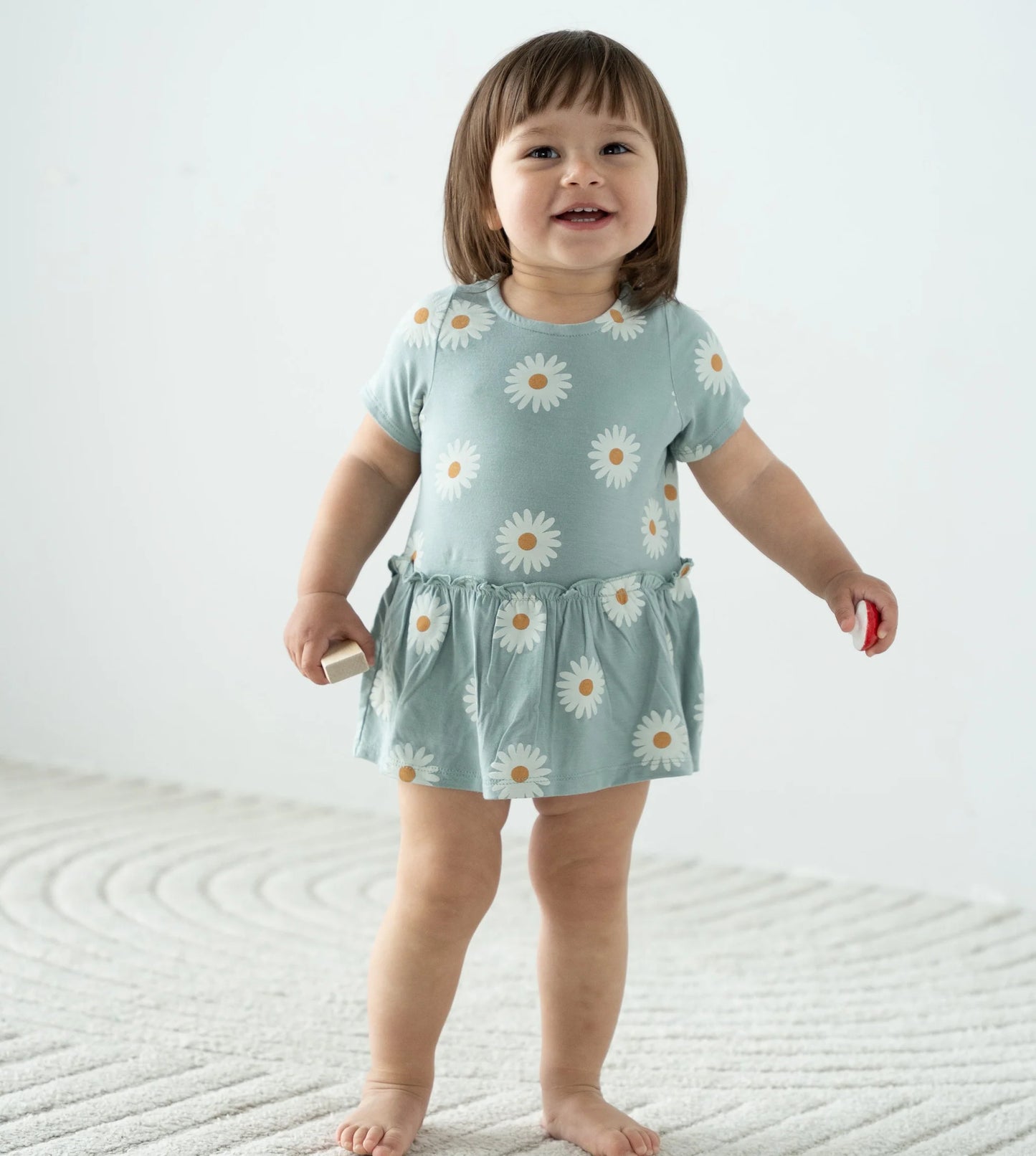 Silkberry Bamboo Daisy Skirt Bodysuit