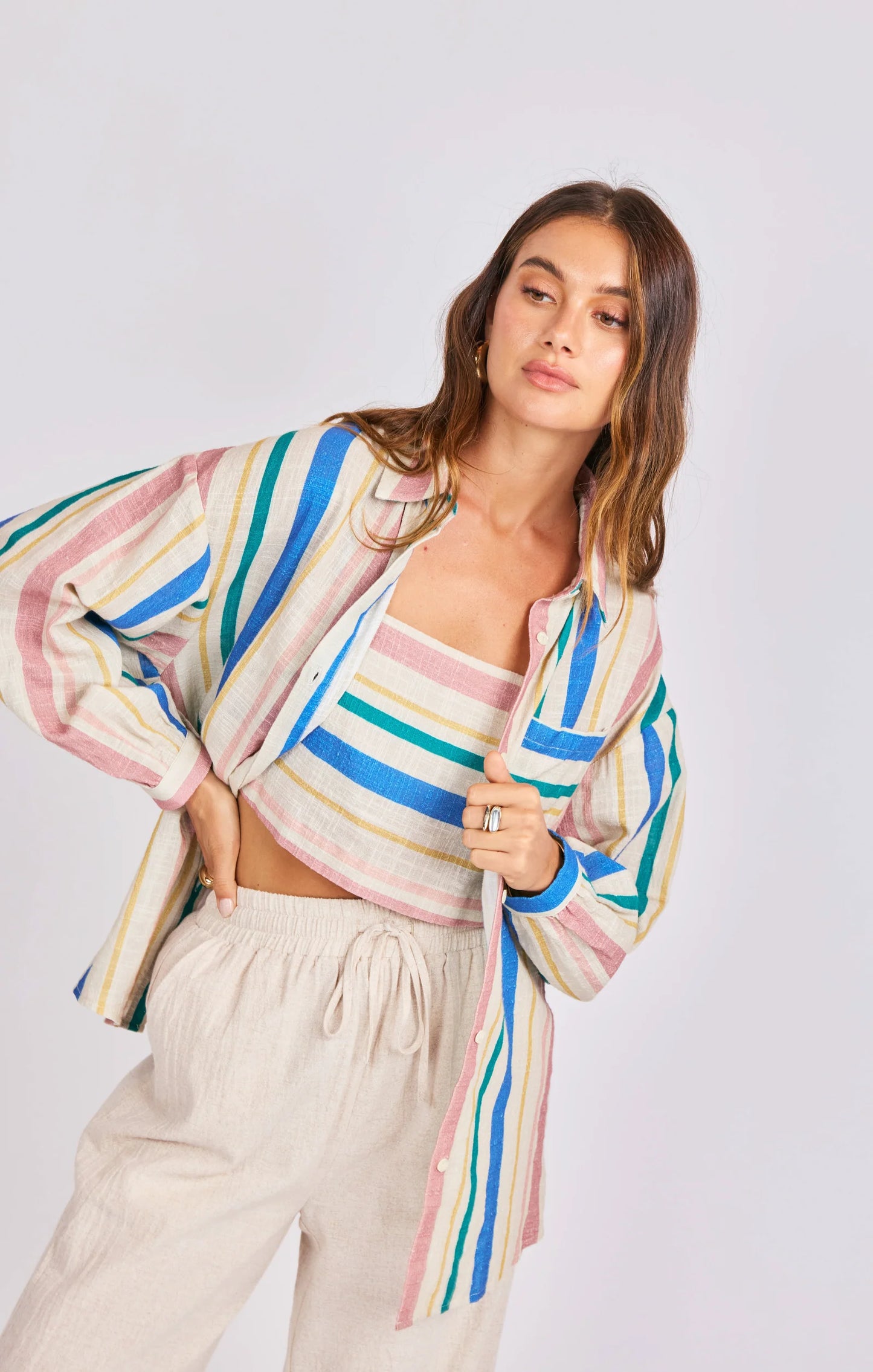 Sage the Label Sail Away Button Up SP