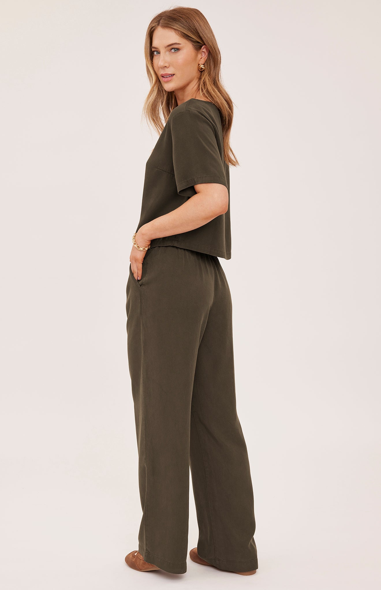 Gentle Fawn Washed Bayleaf Gabriel Pant FP