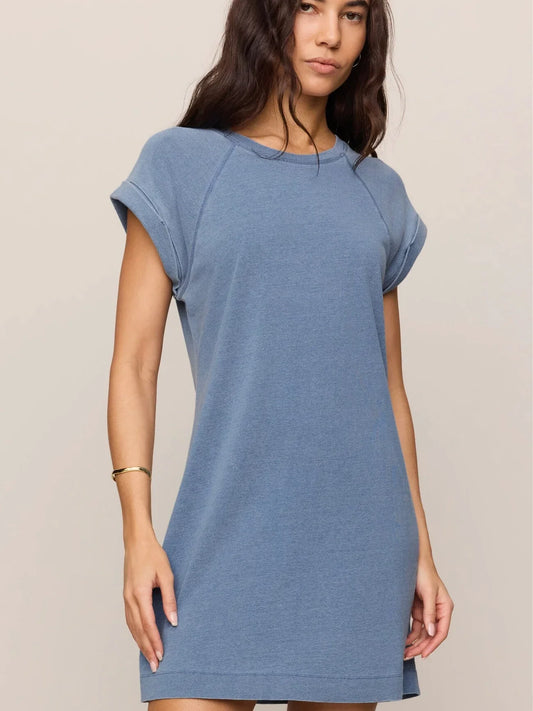 Z Supply Tate Jersey Denim Mini Dress 02-07