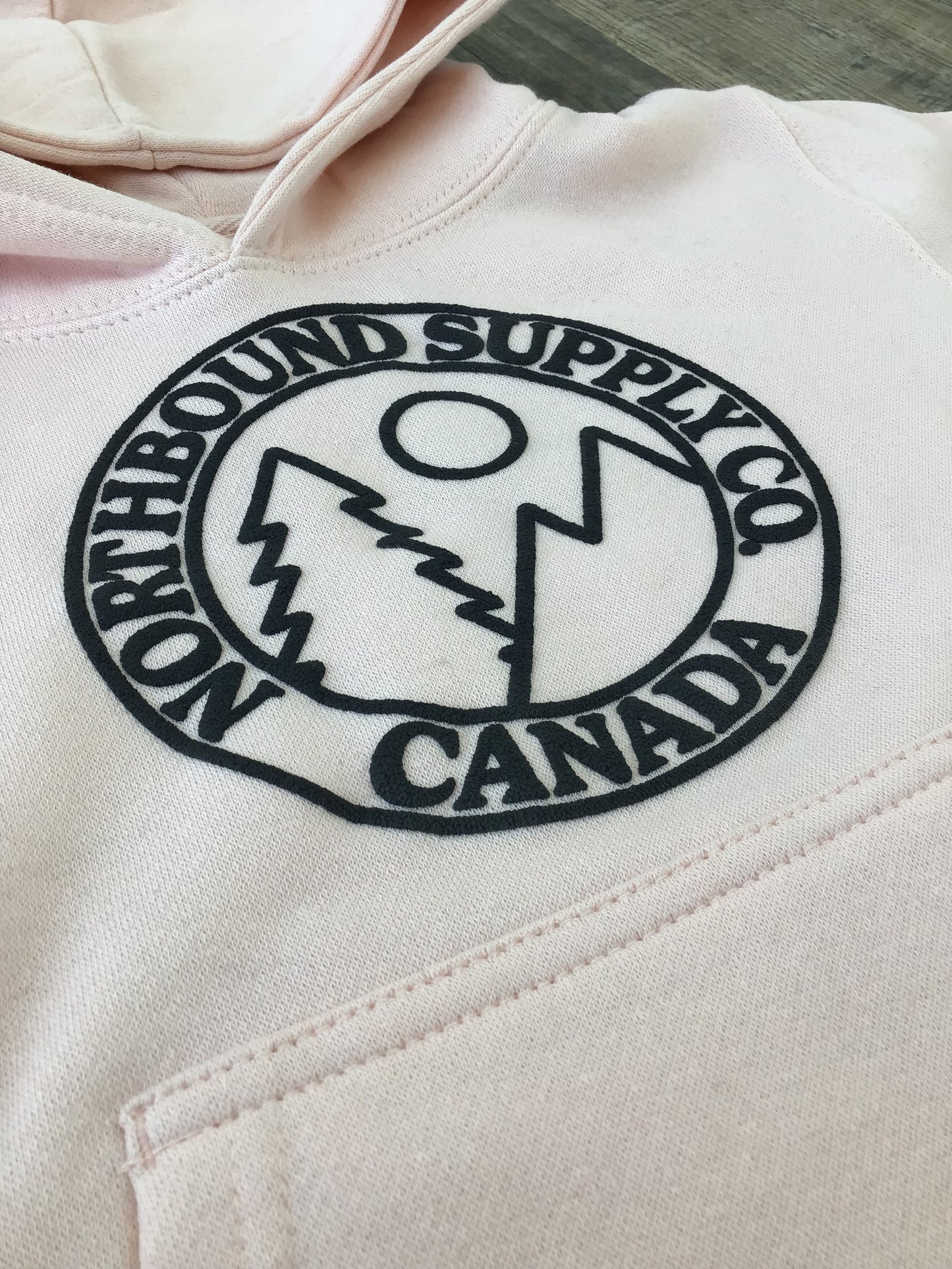 Northbound Wilderness Peach Puff Print Hoodie SPN