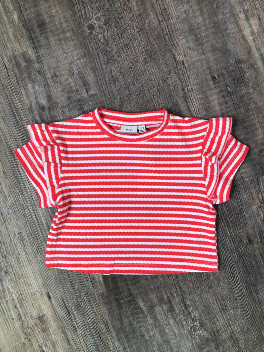 MID Stripe Tee SPN