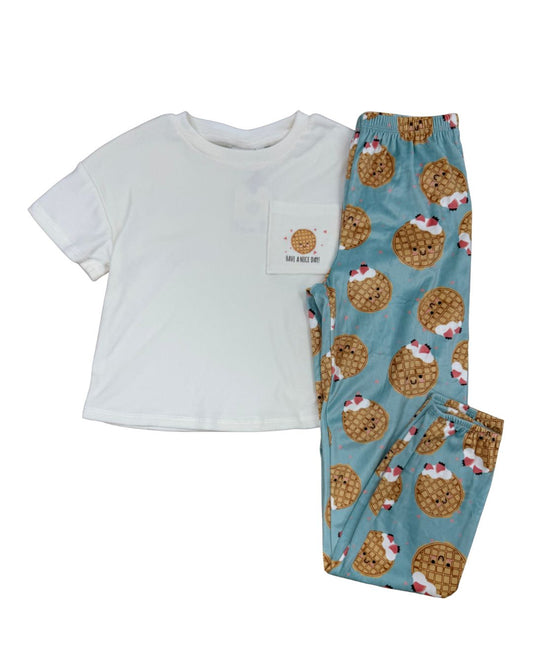 MID Waffle PJ Set 02-08