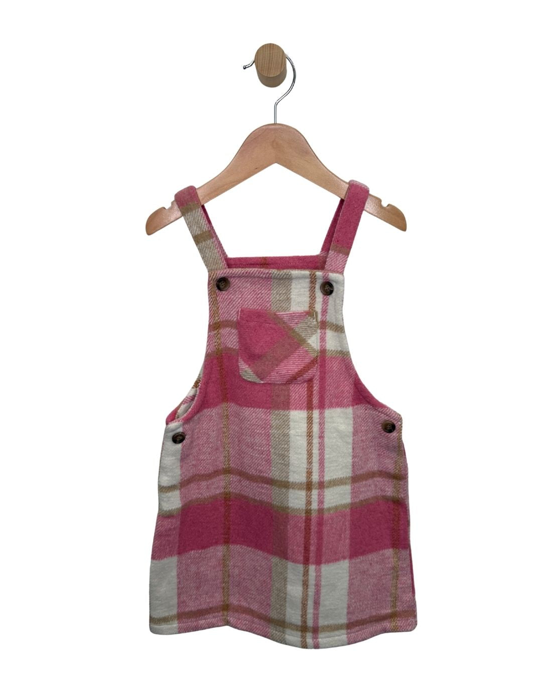 MID Plaid Overall Skirt 02-08