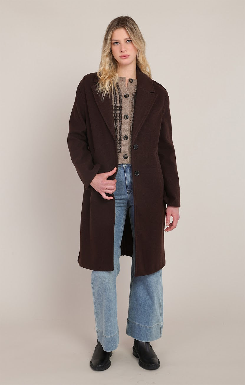 Room 34 Dark Brown Long Coat 02-09