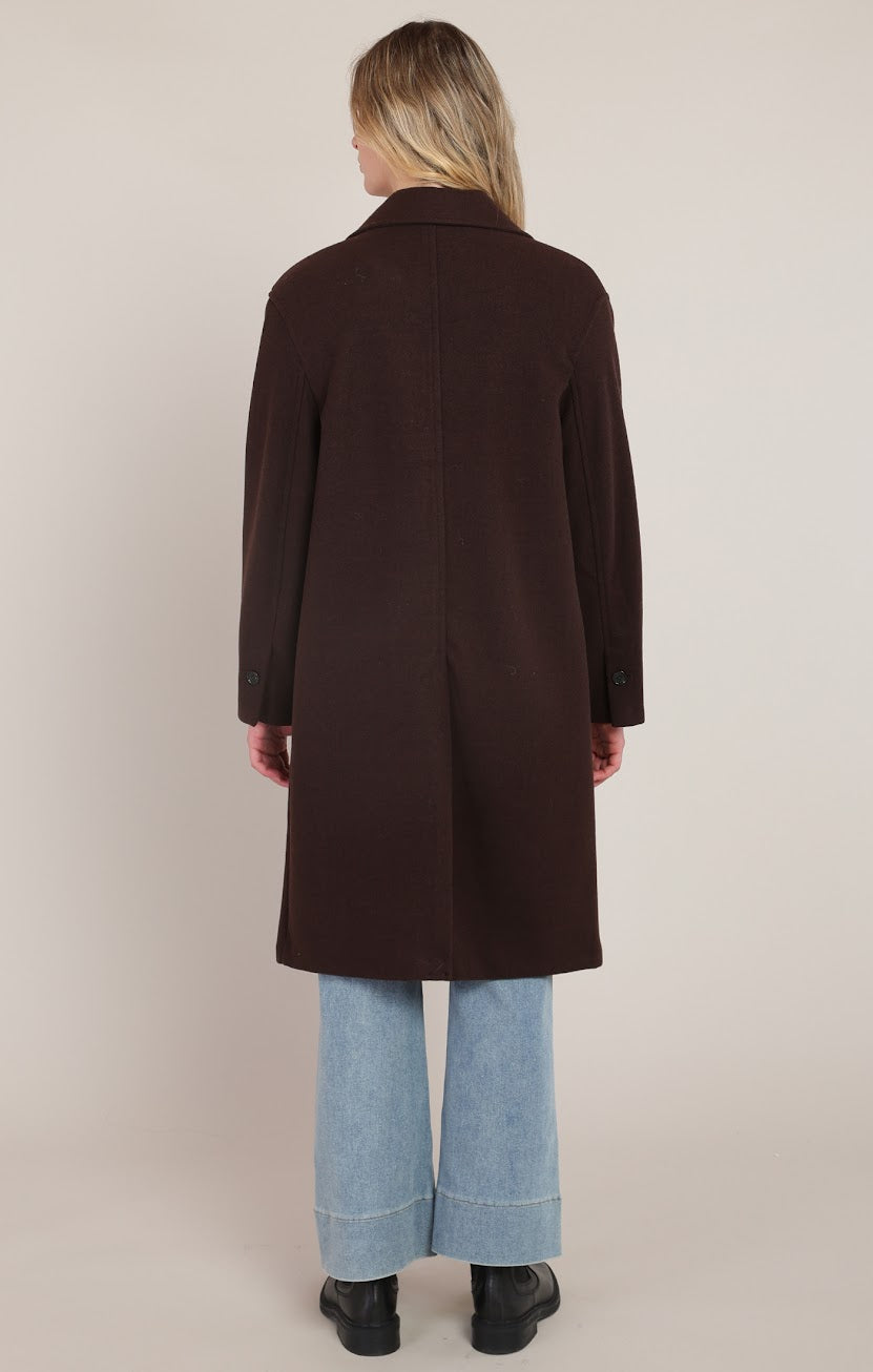 Room 34 Dark Brown Long Coat 02-09