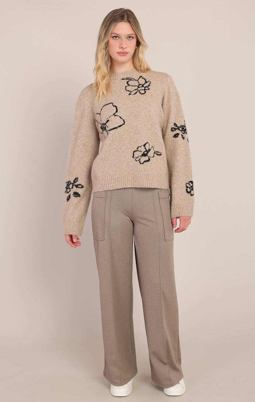 Room 34 Flower Crewneck Sweater 02-09