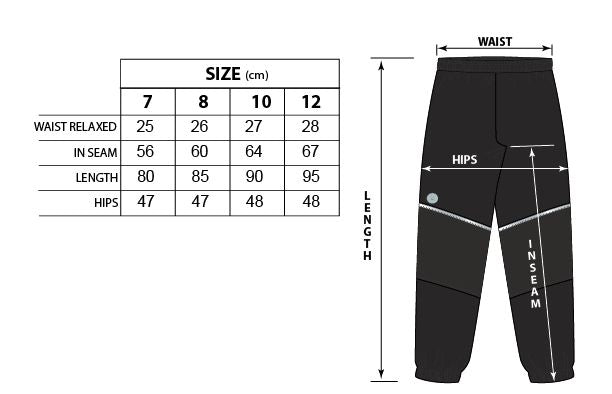 Calikids Nylon Splash Pants SP