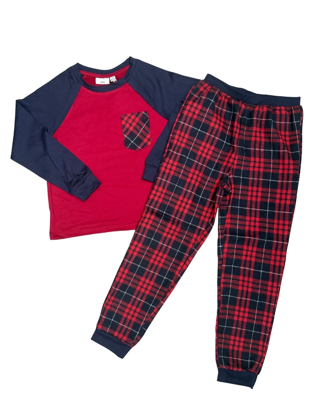 MID Red Plaid PJ Set 02-09
