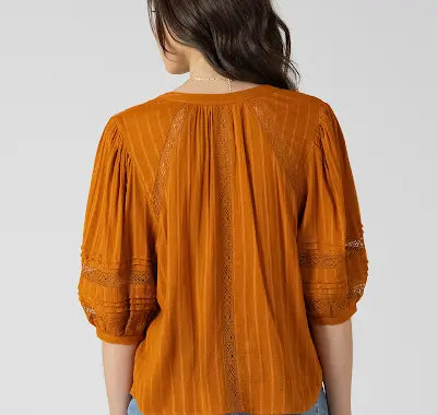 Dex Golden Hour Pintuck Blouse SP