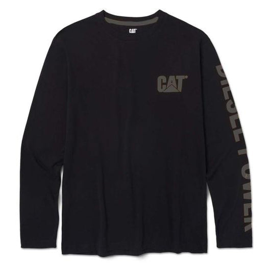 CAT Diesel Power Blk Long Sleeve 02-09