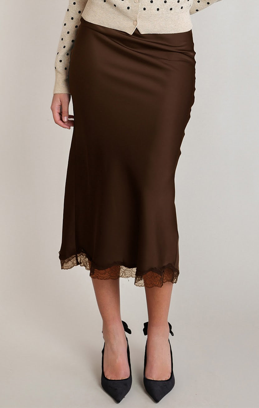 DEX Satin Lace Skirt 02-09