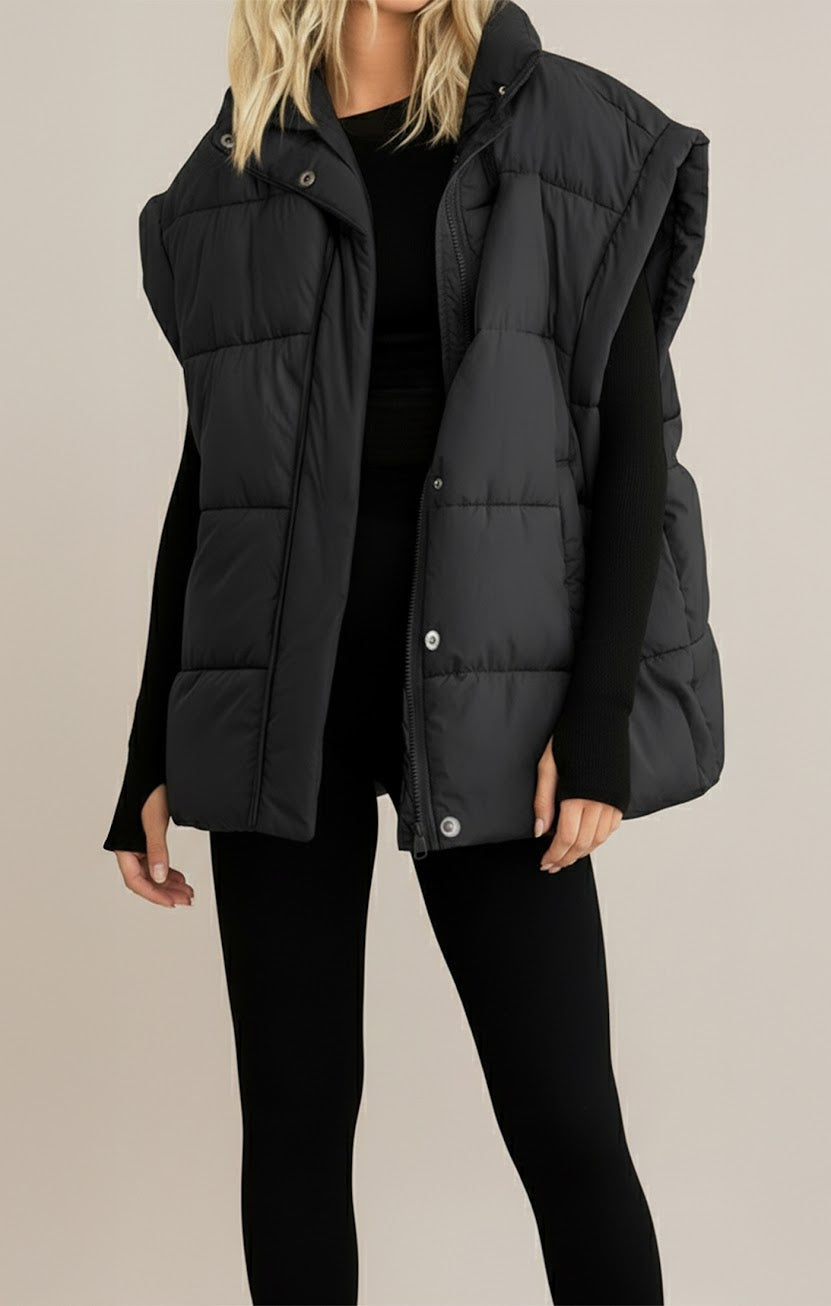 Room 34 Quilted Boxy Vest 02-09