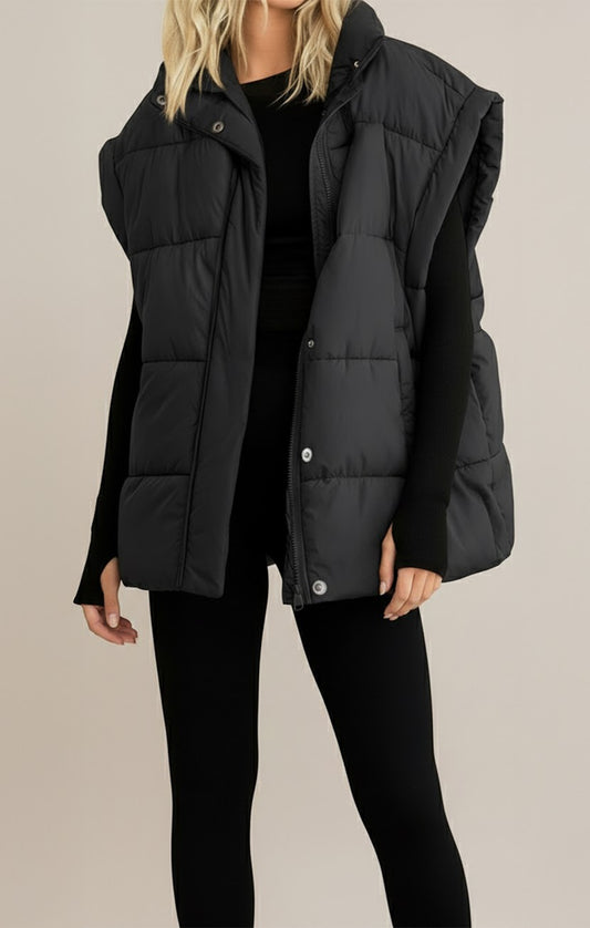 Room 34 Quilted Boxy Vest 02-09
