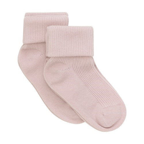 Minymo Baby Rib Socks with Fold 2-Pack 02-10