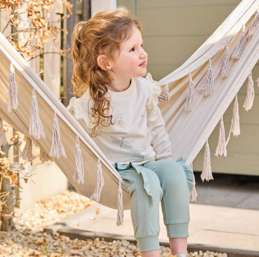 Dirkje Green Ruffle Pant SP