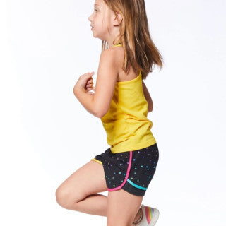 Deux Par Deux Black Foil Triangle Shorts SP23