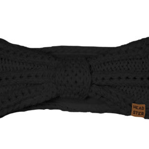 Headster Knit Headbands W23 Black Knit