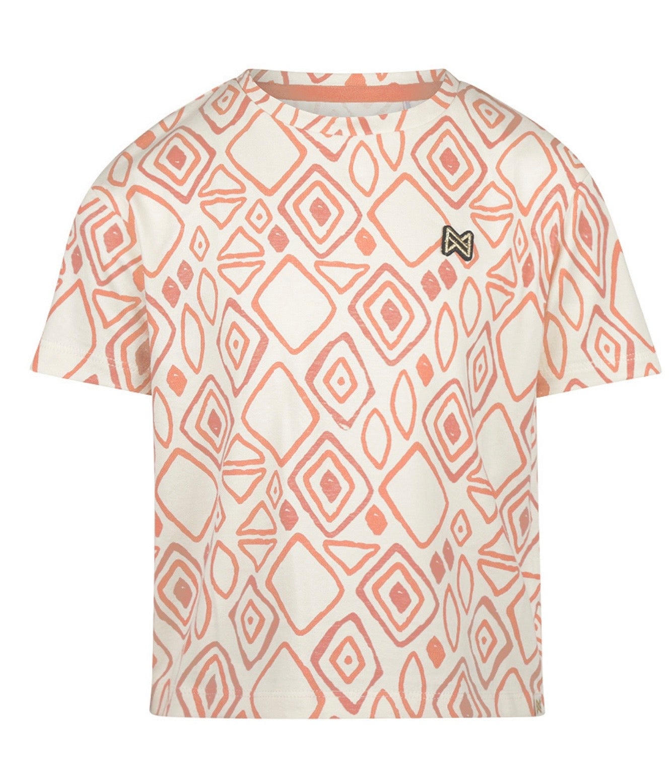 Koko Noko Patterned Offwhite T-Shirt